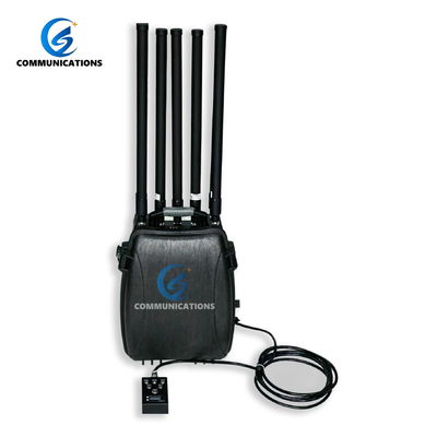 900MHz 1.2G 1.5G 2.4G 5.2G 5.8G 6 एंटेना के साथ ड्रोन सिग्नल डिटेक्टर रक्षा प्रणाली